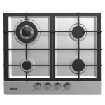 Encimera de gas Svan SGW4600X 8500W 4 fuegos ignición automática inox 59,5 cm