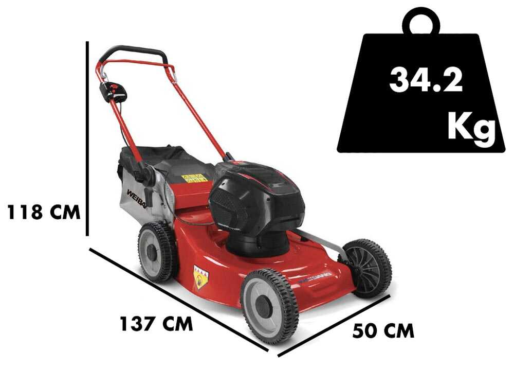Cortacésped eléctrico inalámbrico Weibang WB452HE